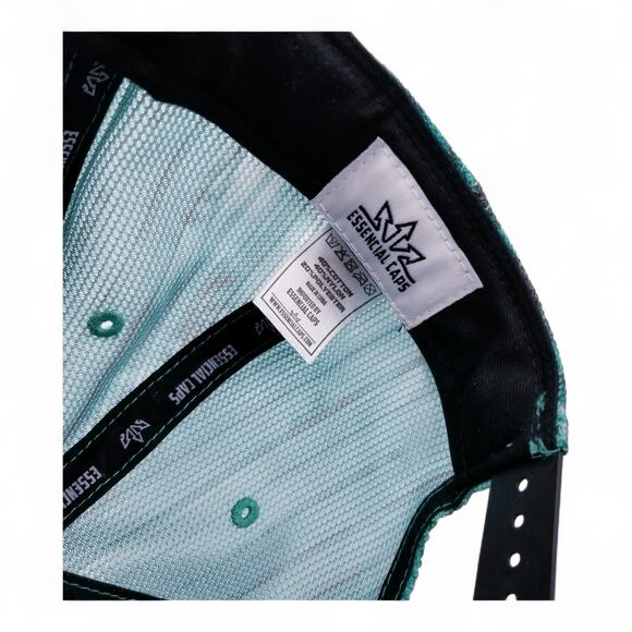 Essencial Caps CALIFORNIA California Golden State Patch Snapback Trucker Cap - Picture 7 of 7